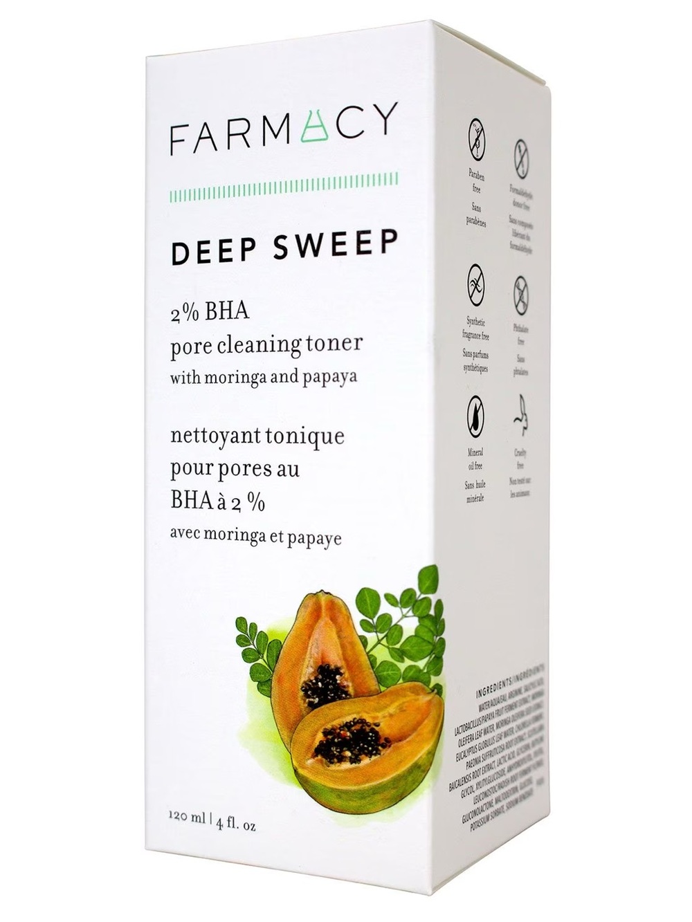 Farmacy Deep Sweep Pore Cleaning Toner - White and Green